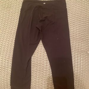 Lululemon Cropped Black Leggings